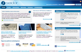 Seidor renueva su web y llega a las redes sociales