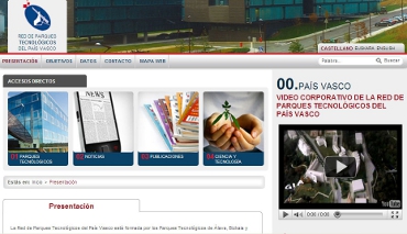 Nextel remoza la “web” de la Red de Parques Tecnológicos del País Vasco
