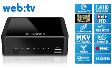 La WebTV en versión española con Blusens