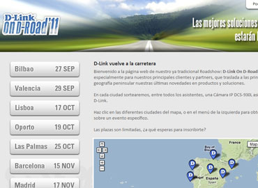 D-Link se lanza a la carretera en octubre para mostrar sus productos