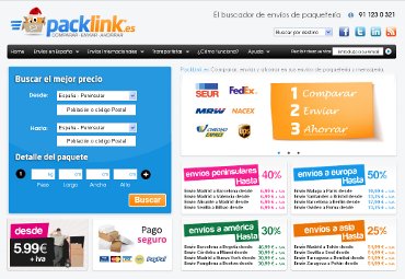 Aparece PackLink.es, el primer site para comparar y contratar servicios de paquetería y mensajería
