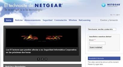 Netgear estrena en nuestro país su nueva web