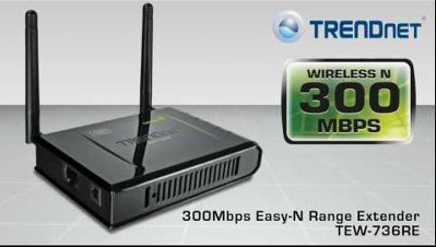 Nuevo repetidor de red inalámbrica de Trendnet