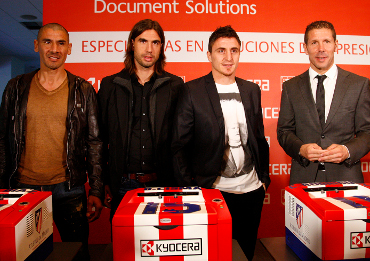 Impresora nueva de Kyocera para los fichajes del Atlético de Madrid