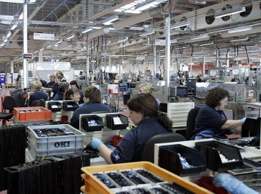 Fábrica de Oki en Escocia