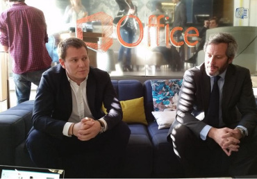 Antonio Budia y Javier Crespo, de Microsoft y ODM