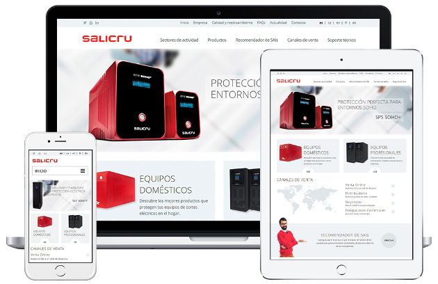 Salicru estrena página web
