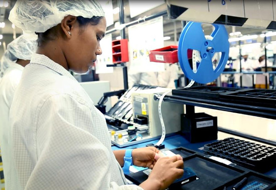 Planta de fabricación de PC de Lenovo.