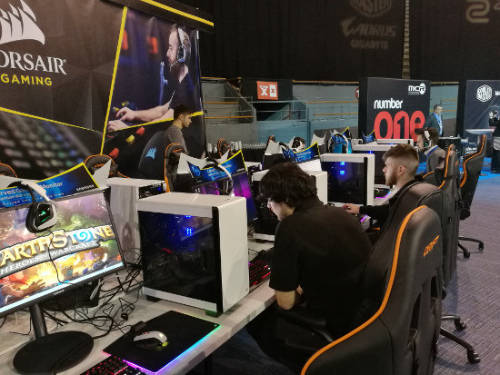 Evento gaming de MCR en Madrid.