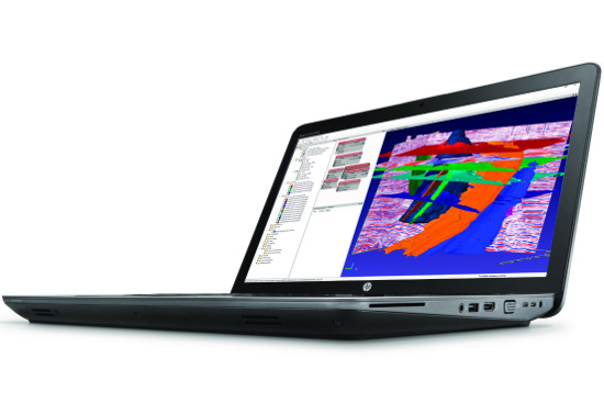 Estación de trabajo ZBook 17 de HP.