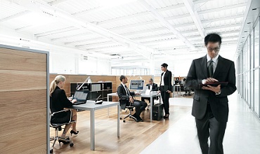 Puesto de trabajo digital.