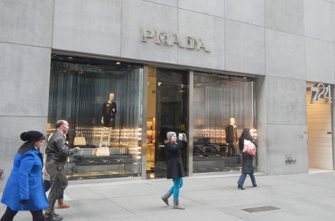 Tienda de Prada en Nueva York.