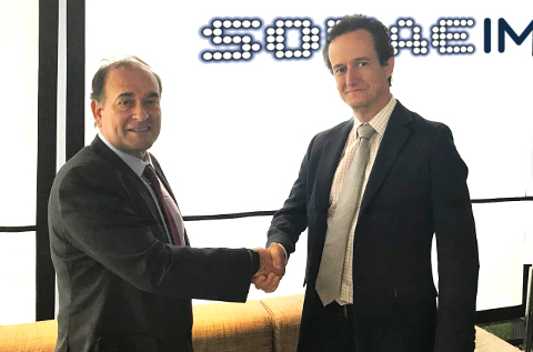 José Ramón Bazo, director general de Nextel y Agustín Muñoz-Grandes, CEO de S21sec.