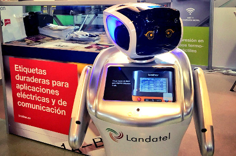 Robot humanoide Sanbot.