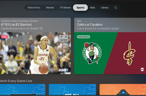 Apple TV+ también ofrecerá deportes.