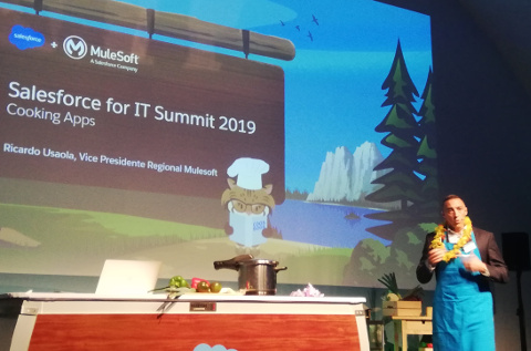 Un momento del evento Salesforce for IT Summit de Madrid.