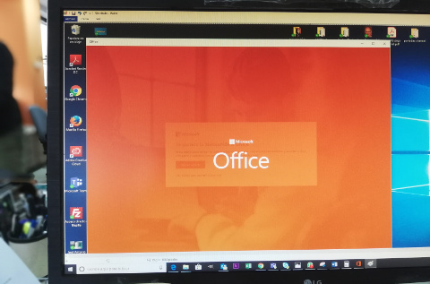 Office 365 desplegado en el PC de un usuario.