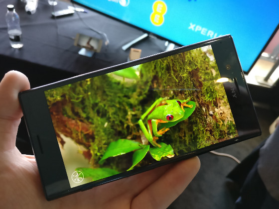 Un teléfono Sony Xperia.