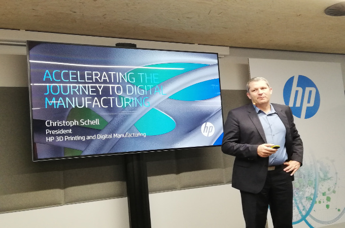 Christoph Schell, Vicepresident of Printing 3D & Digital Manufacturing de HP.