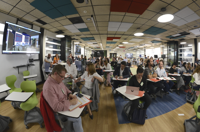 Hiperaula de HP en la Universidad Compluntense.