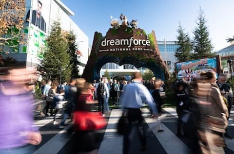 Feria Dreamforce de Salesforce.