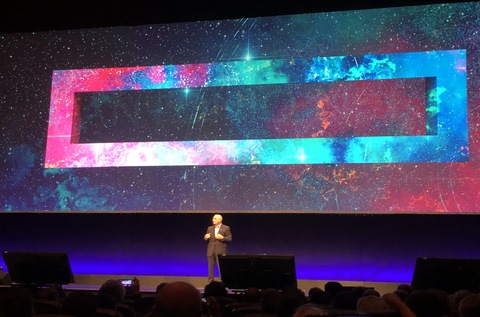 Antonio Neri, CEO de HPE durante la presentación de GreenLake Central