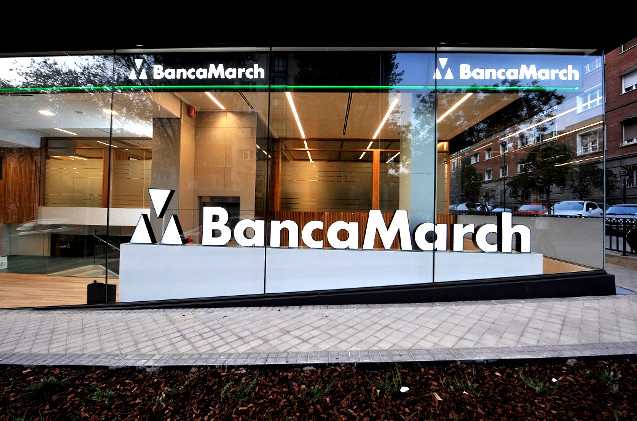 Oficina de Banca March en Madrid.