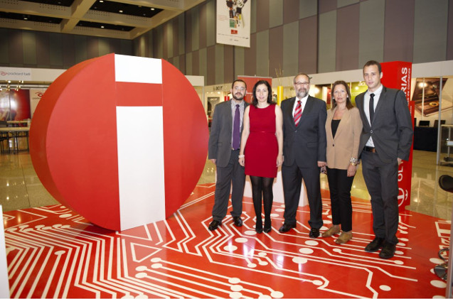 La familia de Agustín Santana, en un evento de Olympia Canarias.