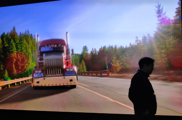 Videowall de Samsung construido con módulos MicroLED.