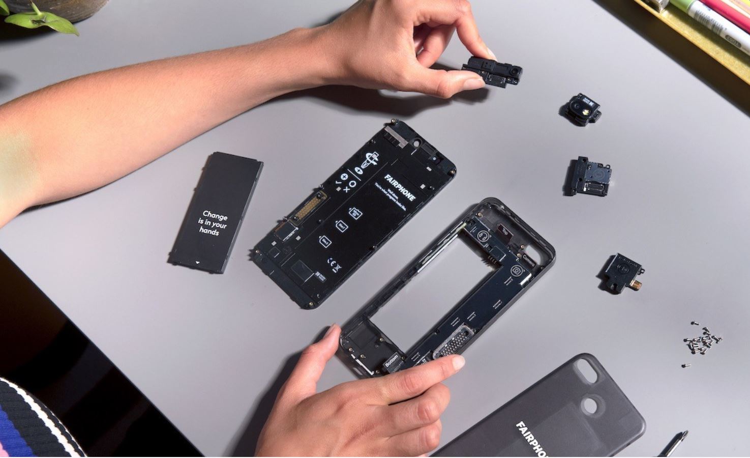 Móvil modular de Fairphone.