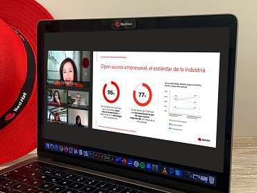 Captura de la rueda de prensa ofrecida por Red Hat España
