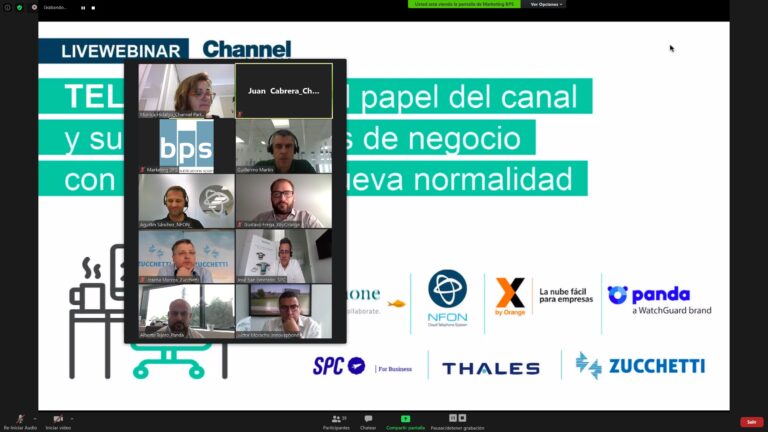 Webinar sobre teletrabajo de CHANNEL PARTNER.