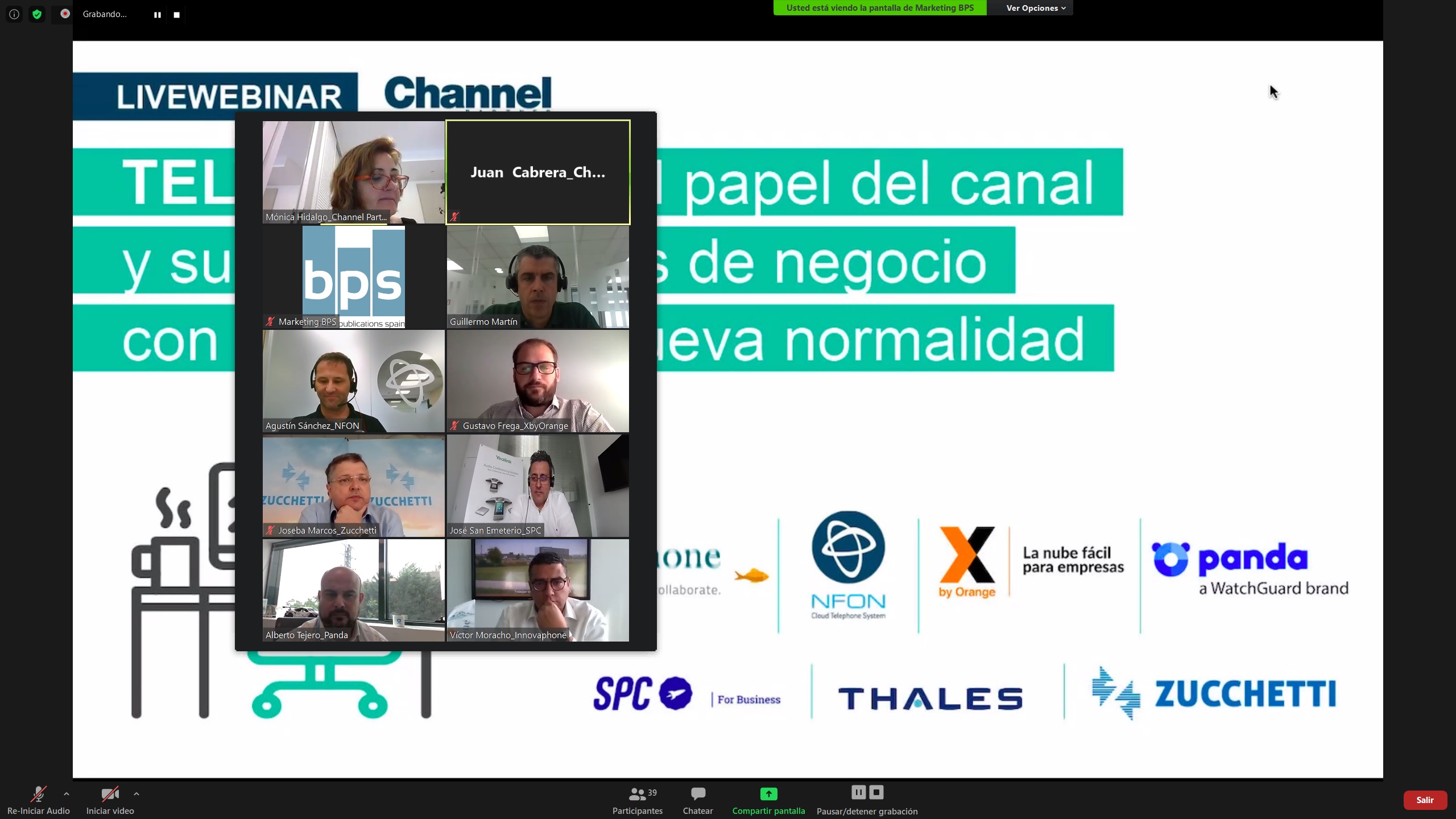Webinar sobre teletrabajo de CHANNEL PARTNER.