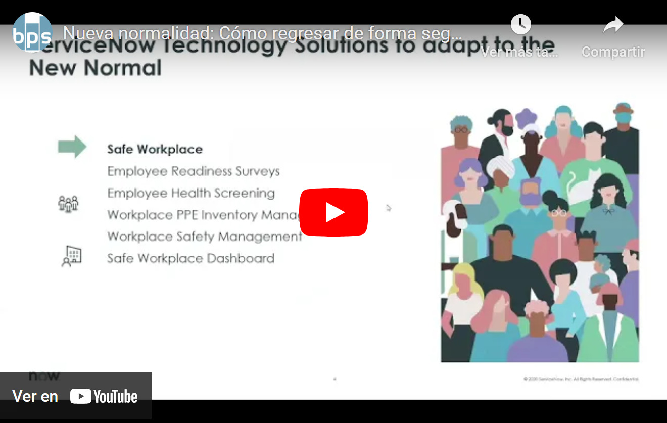 Cómo regresar a los puestos de trabajo de forma segura con ServiceNow