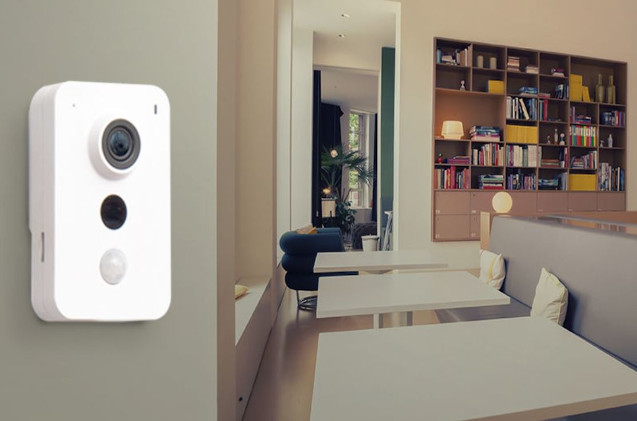 Cámara IP de vigilancia.