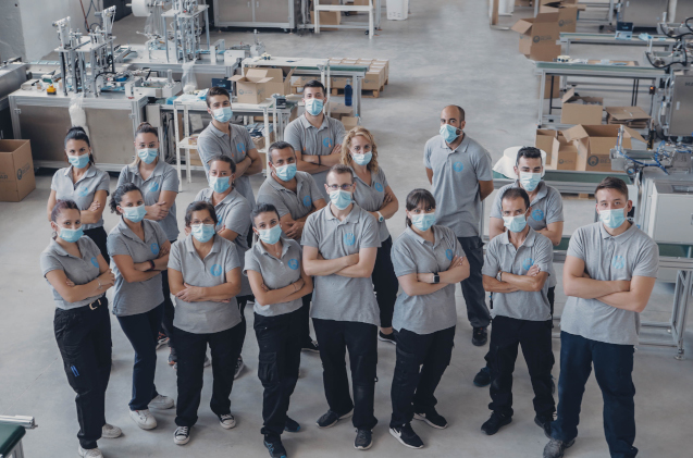 Personal de Mascarillas Béjar.