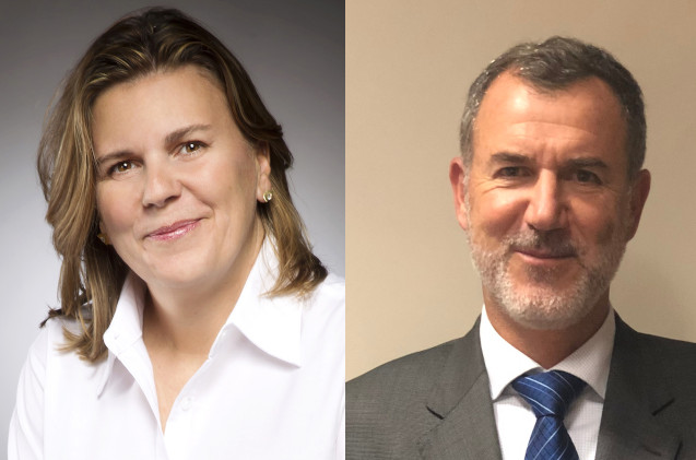 Susana Juan, de Arsys, y José María Serra, de Deinfo.