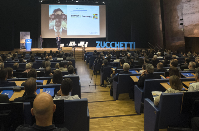 Aspecto de una convención de partners y clientes de Zucchetti.