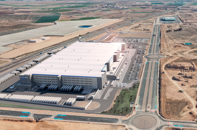 Centro logístico de Amazon en Murcia.