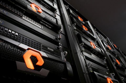 Equipos de almacenamiento de Pure Storage.