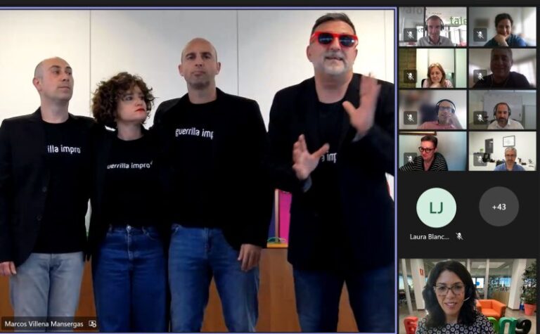 Un momento del evento virtual de Encamina.