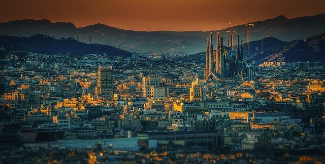 Panorámica de Barcelona.