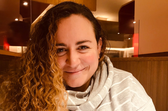 Alicia Míguez, graduada del programa de reciclaje de Microsoft.