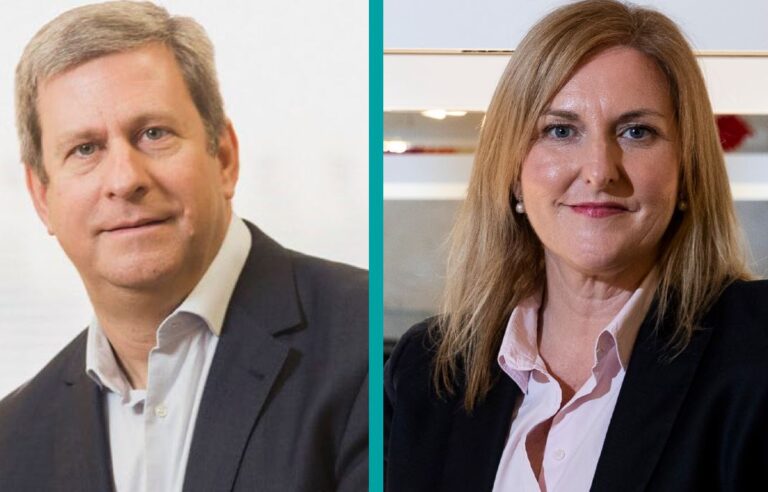 Chuck Cohen y Monserrat Peidró-Insa, de Ireo y Also, respectivamente.