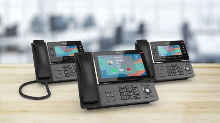 Teléfonos IP de Snom.
