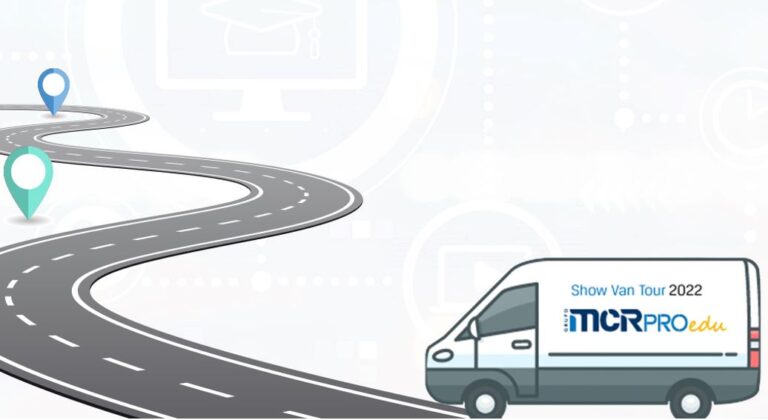 Showroom itinerante de MCR para promover la digitalización del sector educativo