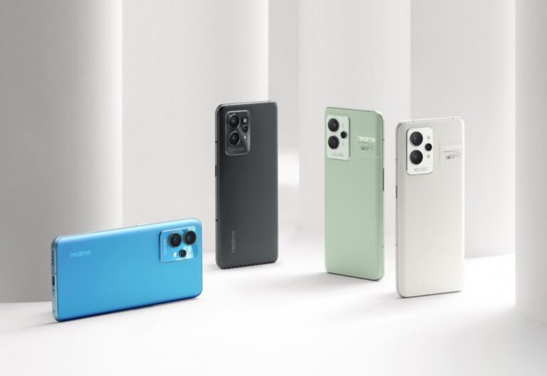 Smartphone Realme GT 2 Pro, presentado en el MWC 2022.
