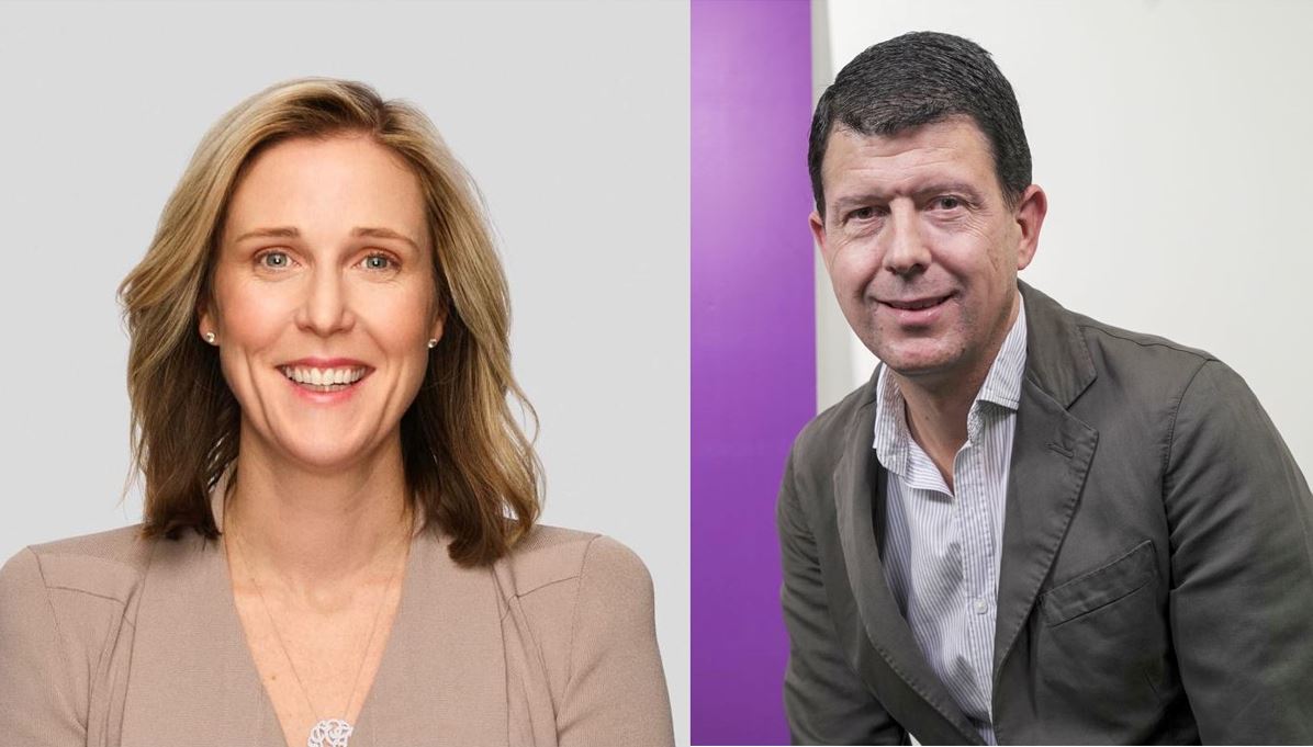 Kate Wooley y Fernando Suárez, de IBM.