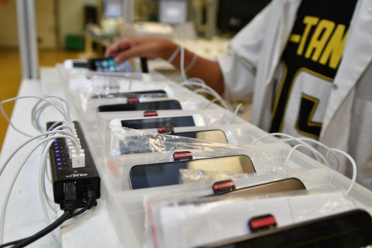 Línea de reacondicionamiento en Sofi Groupe.