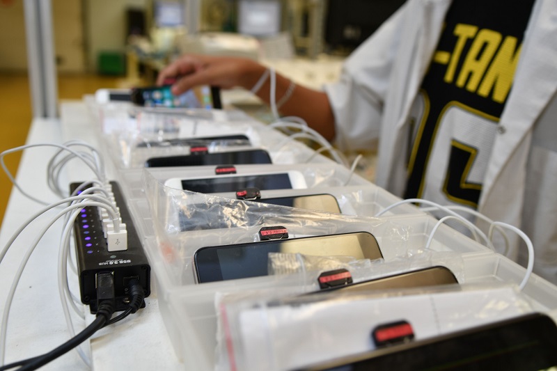 Línea de reacondicionamiento en Sofi Groupe.